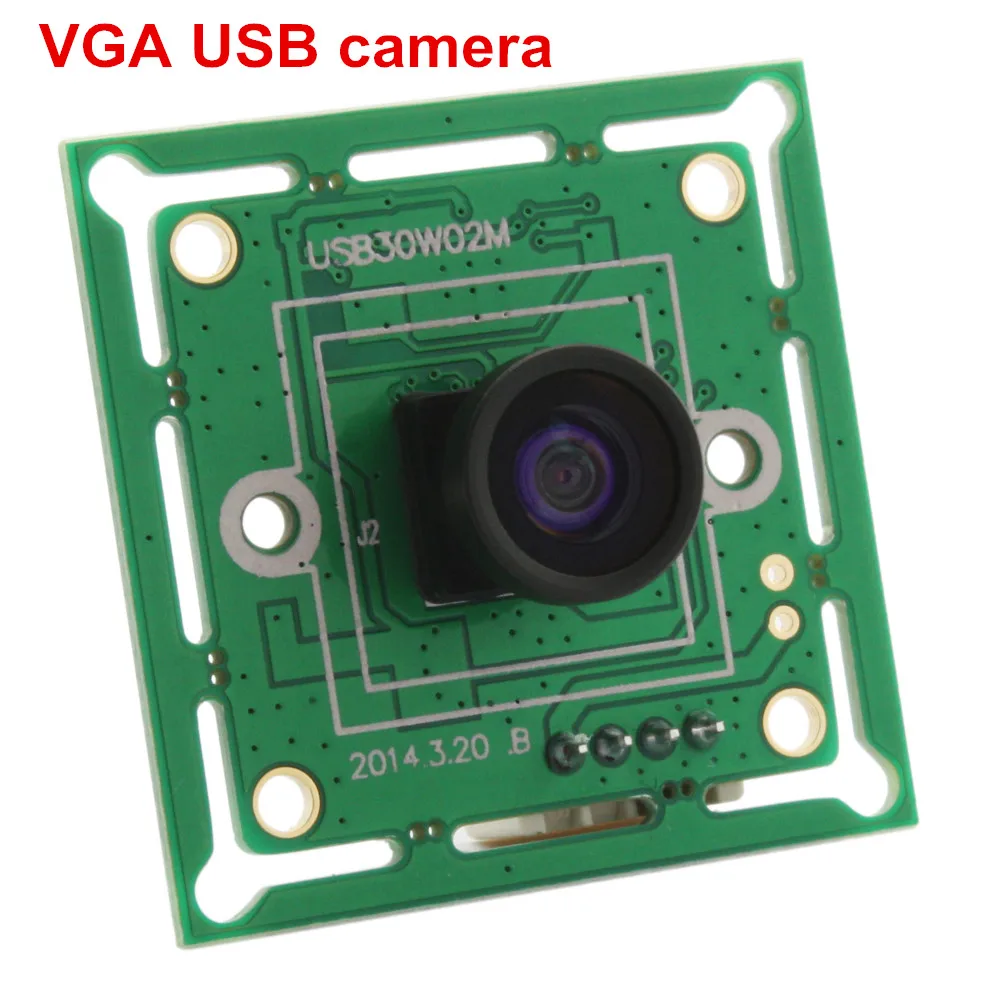 ELP 300K пикселей VGA USB2.0 OmniVision OV7725 цветной CMOS сенсор 60fps USB модуль камеры с