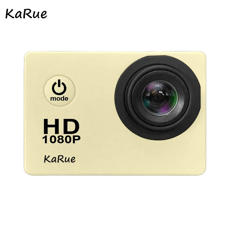 Экшн-камера KaRue 1080P DV Sport 2 0 LCD 90D с объективом спортивная водонепроницаемая камера