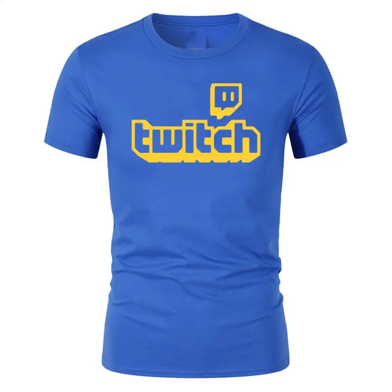 Twitch ТВ футболка Фиолетовый Игровой Топ Мужская футболка «геймер» отцы день веер подарки короткий рукав мужские футболки - Цвет: 13