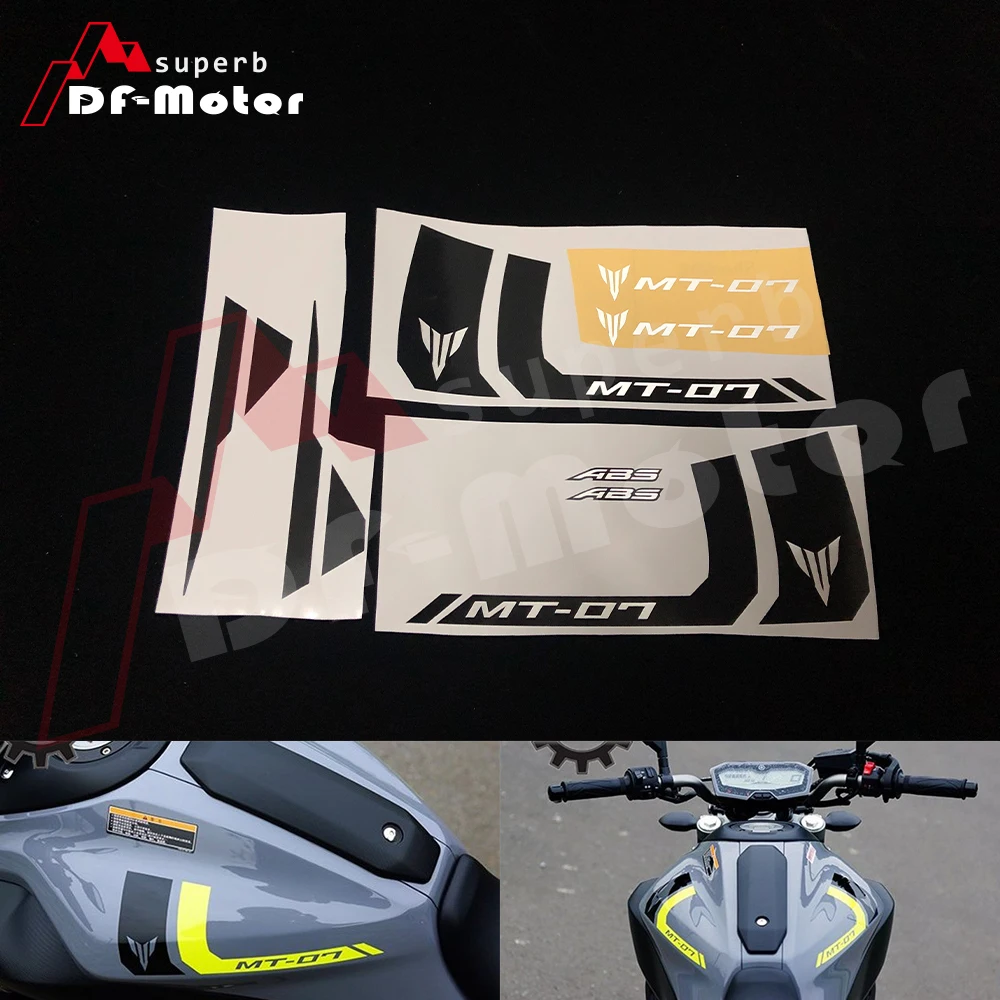Подходит для YAMAHA MT 07 MT07 наклейки светоотражающие обода полосы Высокое качество