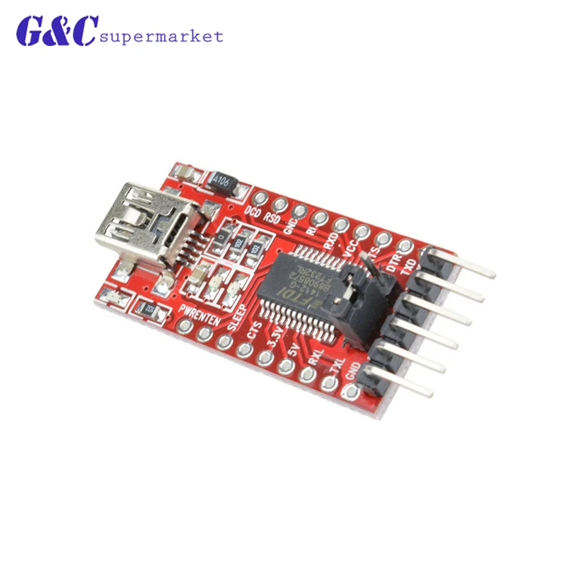 1 шт. FT232RL FTDI USB 3 В 5 в TTL Серийный адаптер для детской мини порта FT232BL купить хорошее