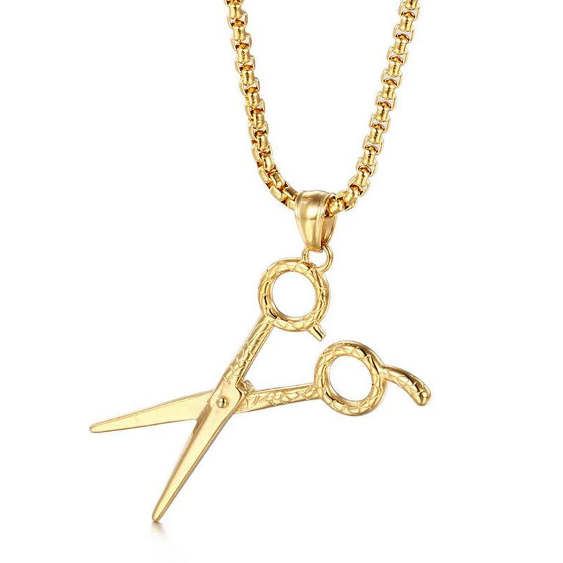 Мужские подвески в стиле хип хоп из нержавеющей стали|scissor pendant|jewelry necklace pendantsjewelry