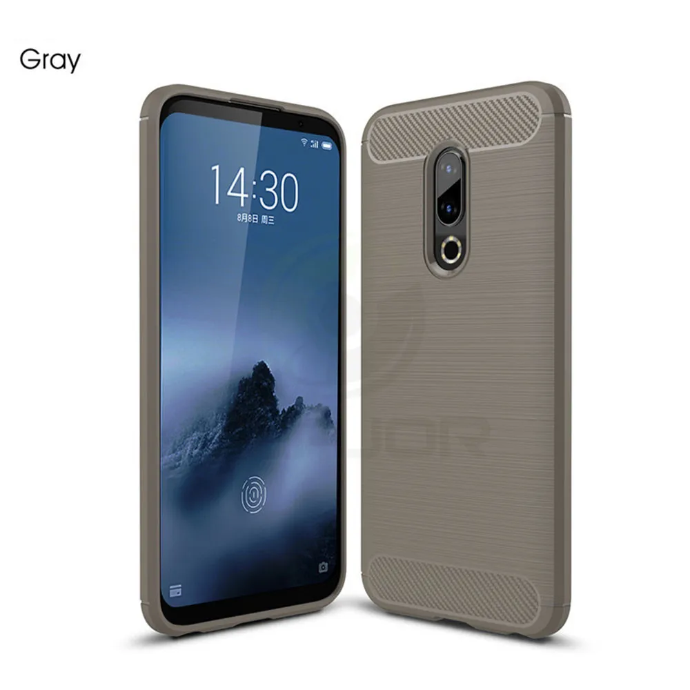 Чехол для meizu 16th/meizu 16 Ом чехол из углеродного волокна чехол-бампер из поликарбоната Силиконовый противоударный чехол для meizu 16th чехол Чехол Мягкий чехол