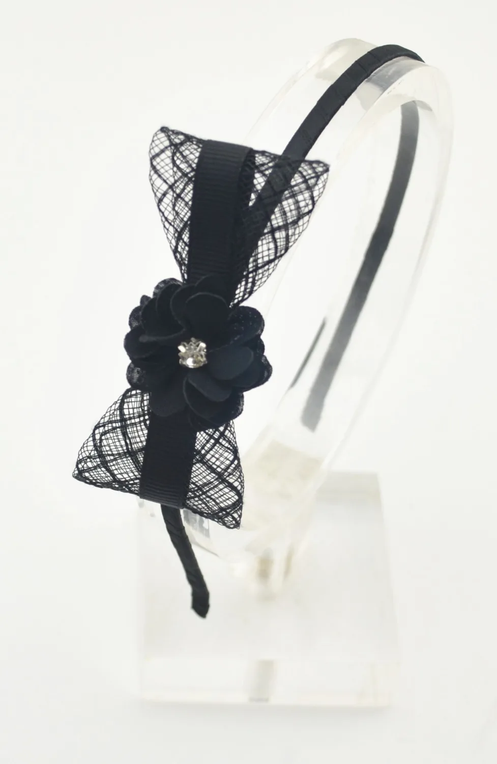 Fashion Cute Ribbon Bowkont Girls Hairbands Kids Beautiful Small Flowers Headbands Hair Hoop Accessories For Women | Аксессуары для