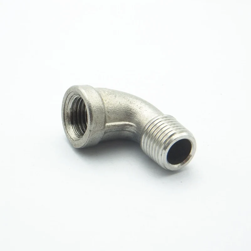 1/4 &quotBSP Female x 1/4&quot BSP Male Thread 90-градусный локоть 304 нержавеющая сталь Резьбовая труба