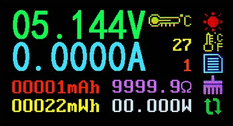 RD AT35 AT34 5 цифр USB 3,0 цветной ЖК-Вольтметр Амперметр Напряжение измеритель тока мультиметр Зарядка батареи банк питания USB Тестер