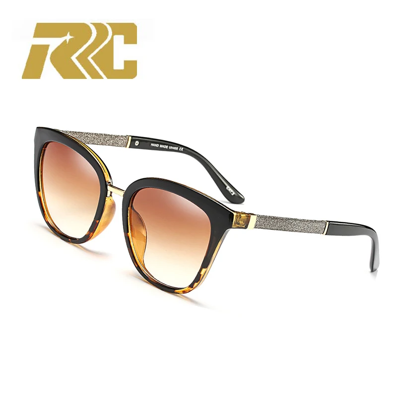 RRC новый сексуальный Sunglases Ретро кошачий глаз солнцезащитные очки Для женщин