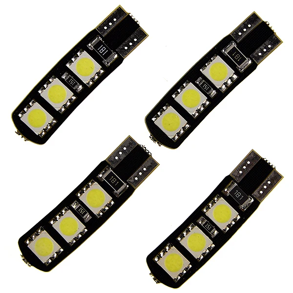 10x12 в лезвие 194 W5W T10 6 SMD светодиодный 5050 CAN шина без ошибок Автомобильный задний