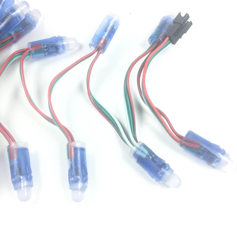 5000 шт. DC 5 В WS2811 IC светодиодный модуль струнный свет 12 мм RGB Полноцветный наружный