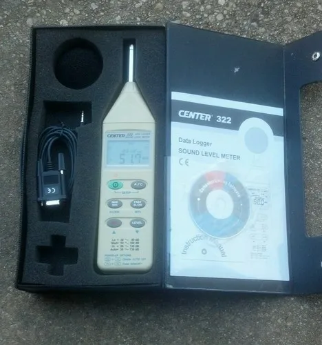

Измеритель уровня звука CENTER-322 (Datalogger/ПК интерфейс: RS232)
