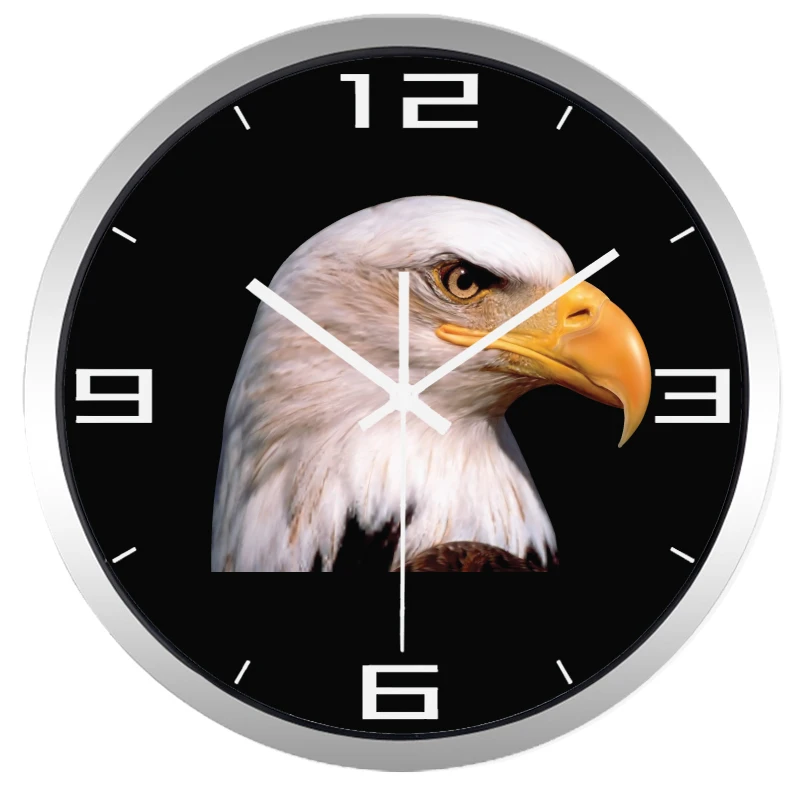 Классные настенные часы с головой орла новый дизайн классические ретро