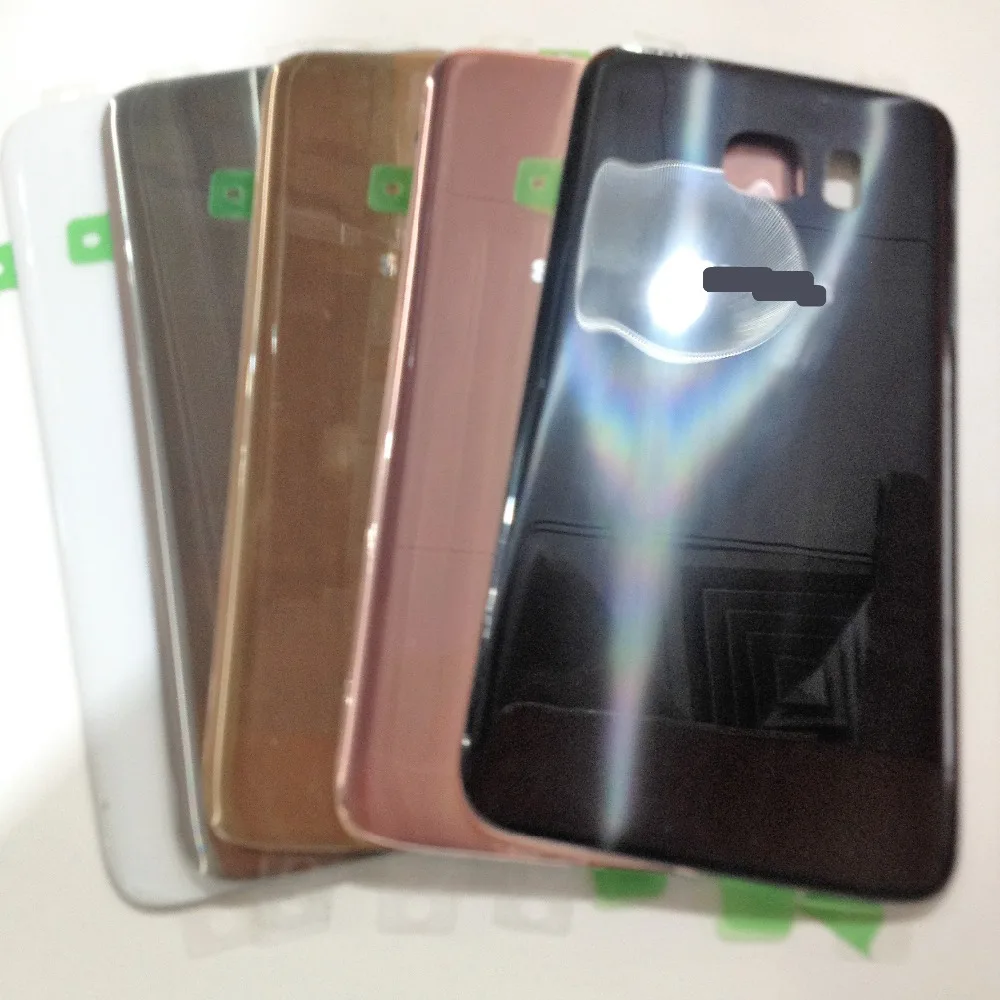Оригинал для Samsung GALAXY S7 Edge G935 Galaxy G930 Задняя стеклянная крышка задняя батарейного