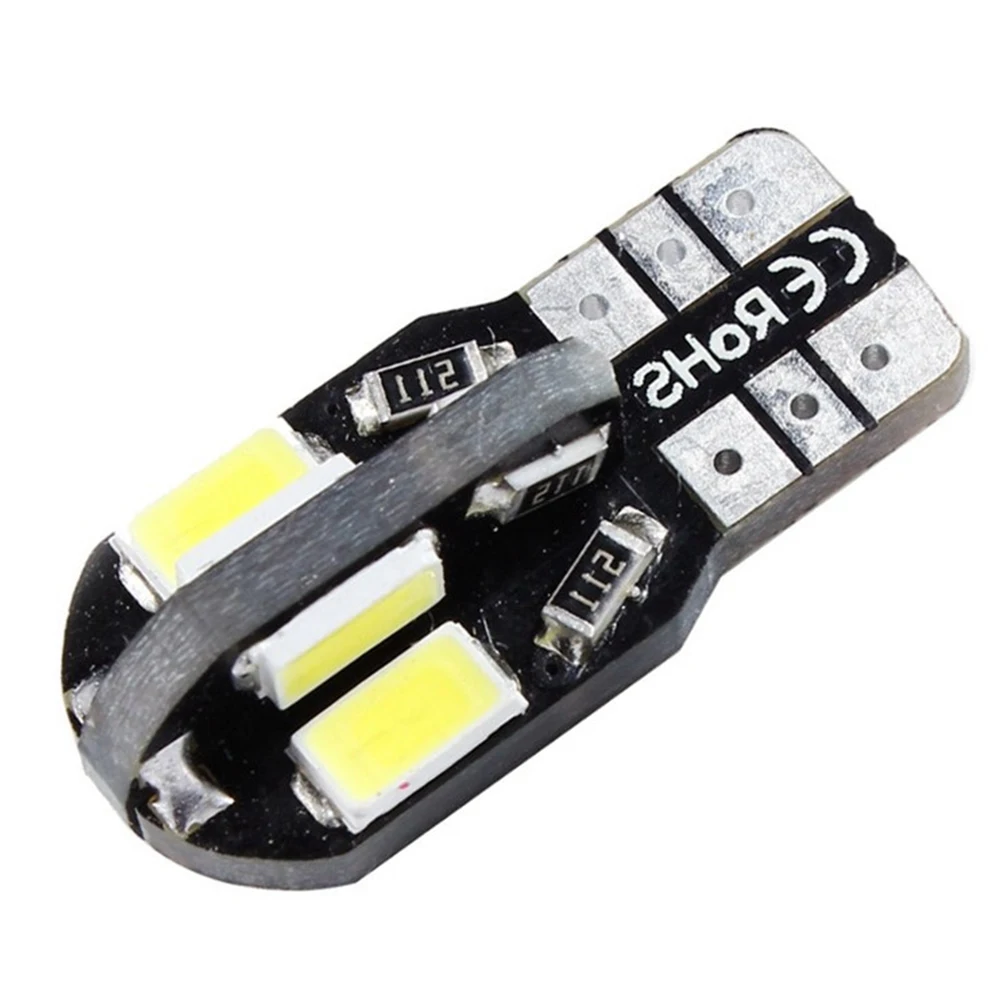 

YSY 50PCS High Quality T10 8SMD 5630 LED Car Light Canbus NO OBC ERROR Auto Wedge Lamp 2825 W5W 8 SMD 5730 Led Parking Bulb 12V