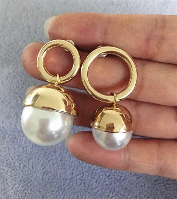 Потрясающие Эффектные серьги Wonder Glam из искусственного жемчуга для вечеринки