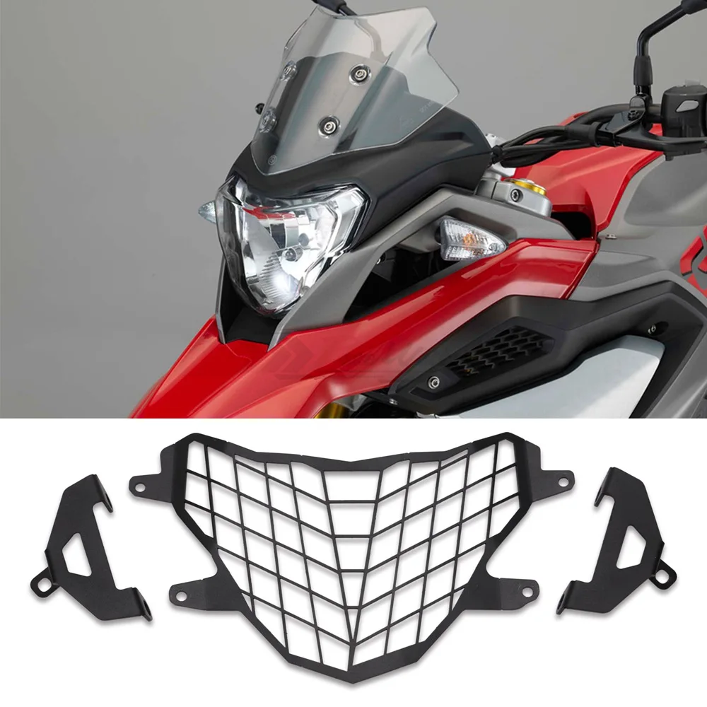 Для BMW G310GS G310 GS G 310 2017 2018 Мотоцикл Черная модификация фара решетка Защитная крышка