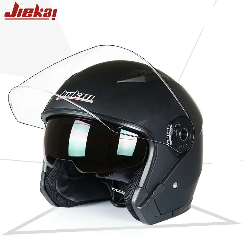 Шлем мотоцикла открытым лицом capacete para motocicleta cascos moto racing Jiekai мотоцикл старинные