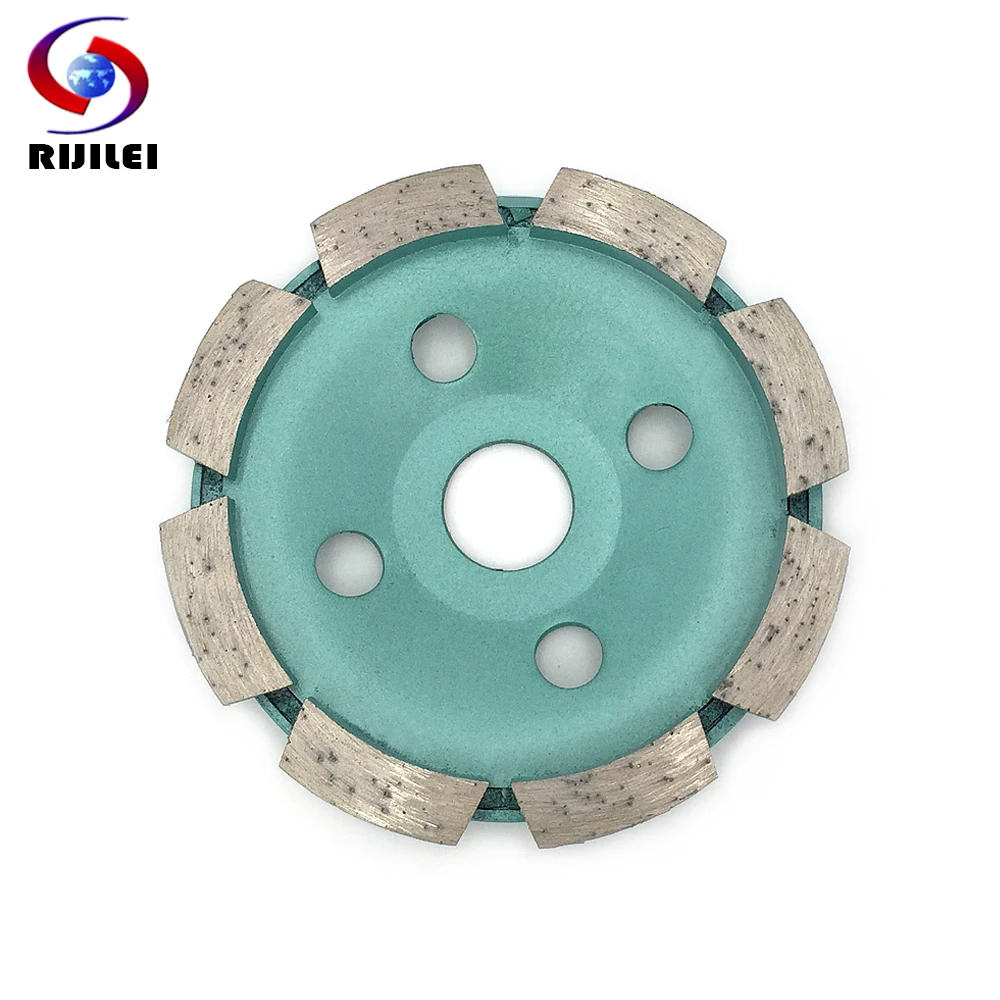 RIJILEI 100mm Diamond Grinding Wheel Disc Bowl Shape 4Inch Grinding Cup For Concrete Floor Marble Diamond Polishing Pads HC09