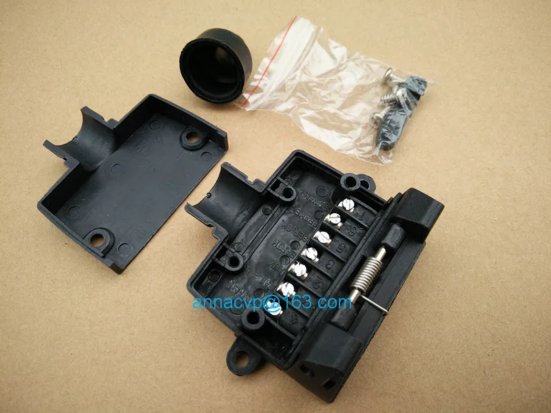 7 контактный плоский Женский Разъем для