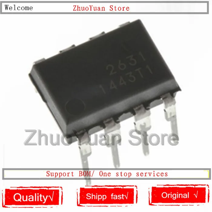 1 шт./лот новый оригинальный HCPL2631 A2631 HCPL 2631 DIP 8 оптрон IC чип|Голосовые модули