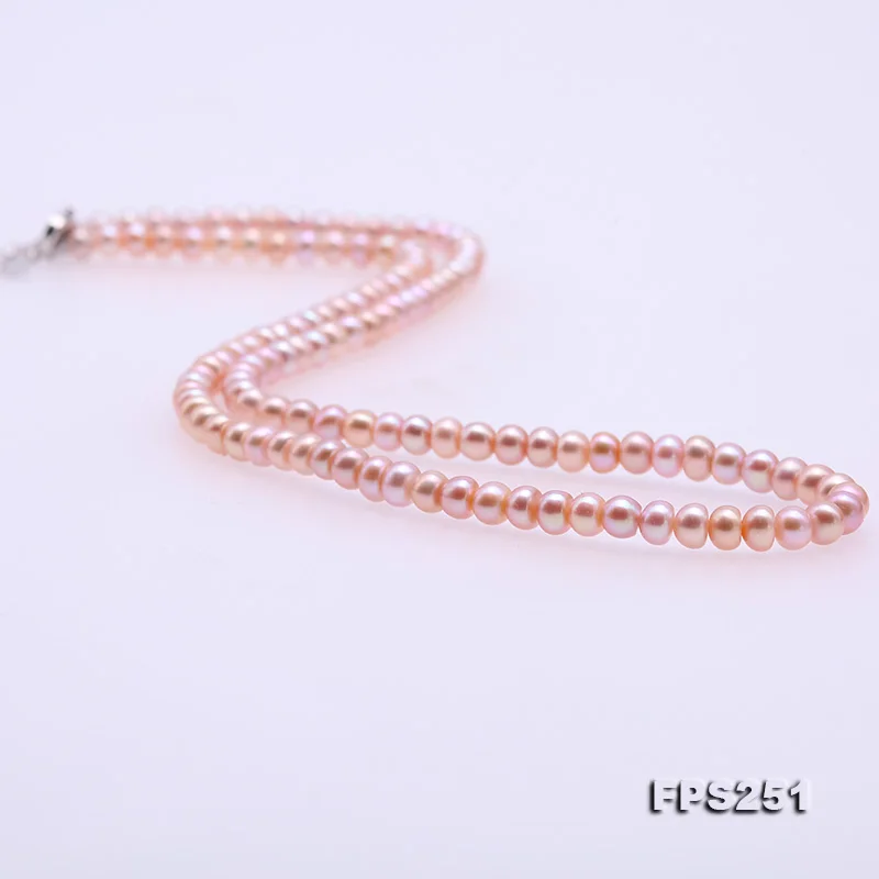 

JYX Pearl Jewelry Necklace 4-5mm Lavender Natural Freshwater Pearl Necklace Bracelet necklaces fashion style
