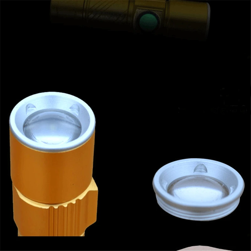 Светодиодный фонарик USB телескопический с аккумулятором 18650|flash light|torche militaireflashlight