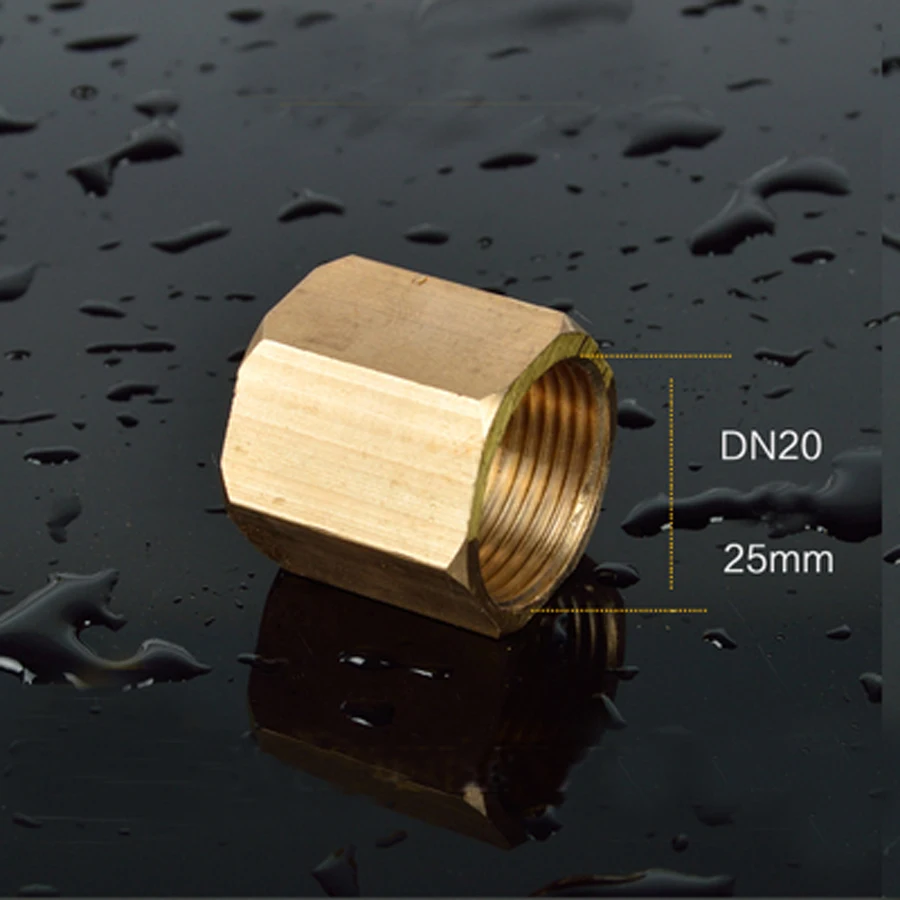 DN20 G 3/4 &quotBSP Женская Шестигранная муфта латунный фитинг для труб соединитель