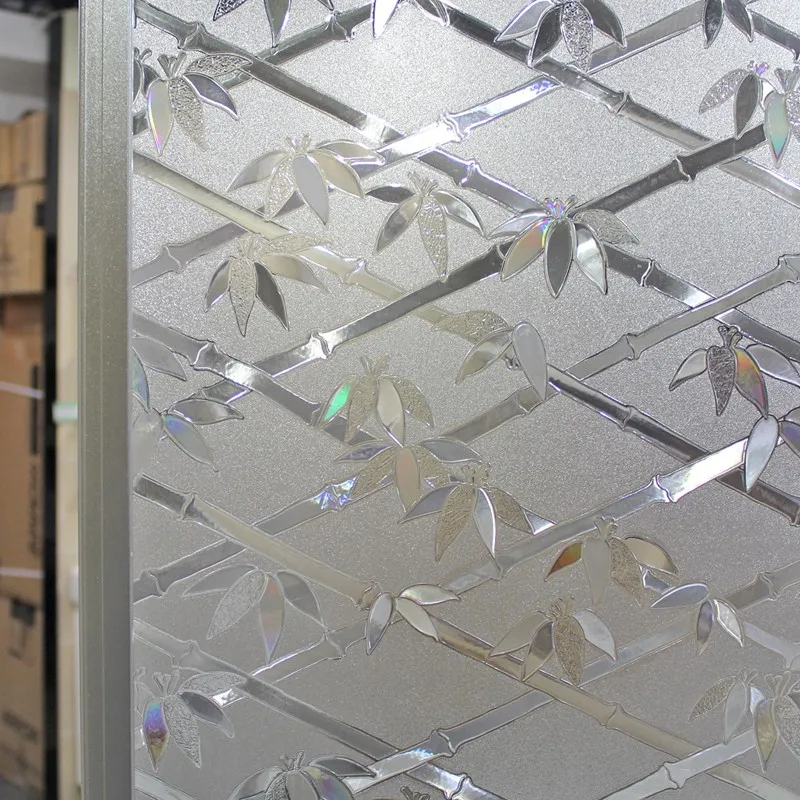 3D статическая цепляться высокое качество декоративная витражная плёнка на
