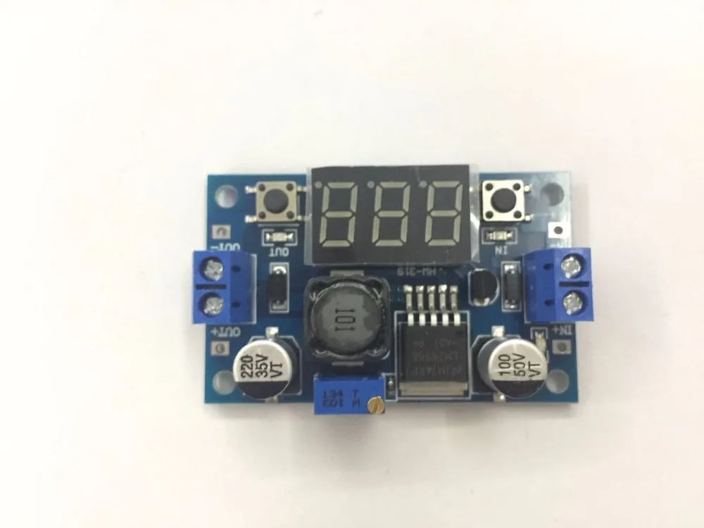 LM2596 BUCK 3A DC-DC Регулируемый понижающий модуль питания с напряжением + синий