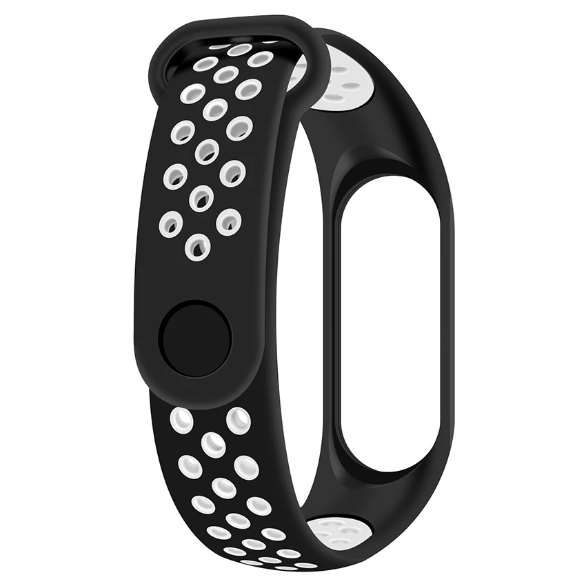 Ремешок для Xiaomi Mi Band 3 смарт-аксессуары сменный Водонепроницаемый двухцветный