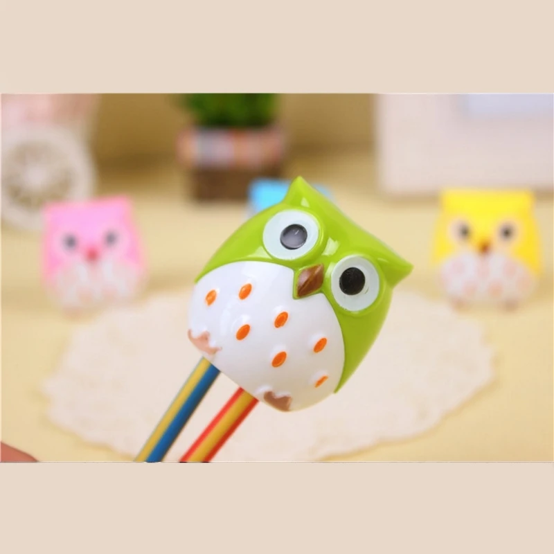 Необычные канцелярские принадлежности мультяшная Милая зеркальная точилка для