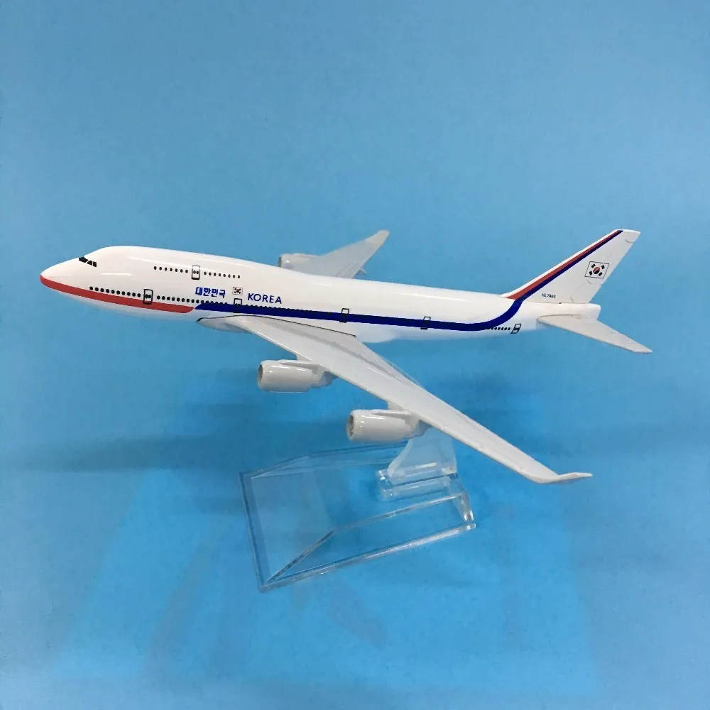 JASON TUTU модель самолета литой металл 1:400 16 см Модель Корея номер 1 Boeing 747 самолет