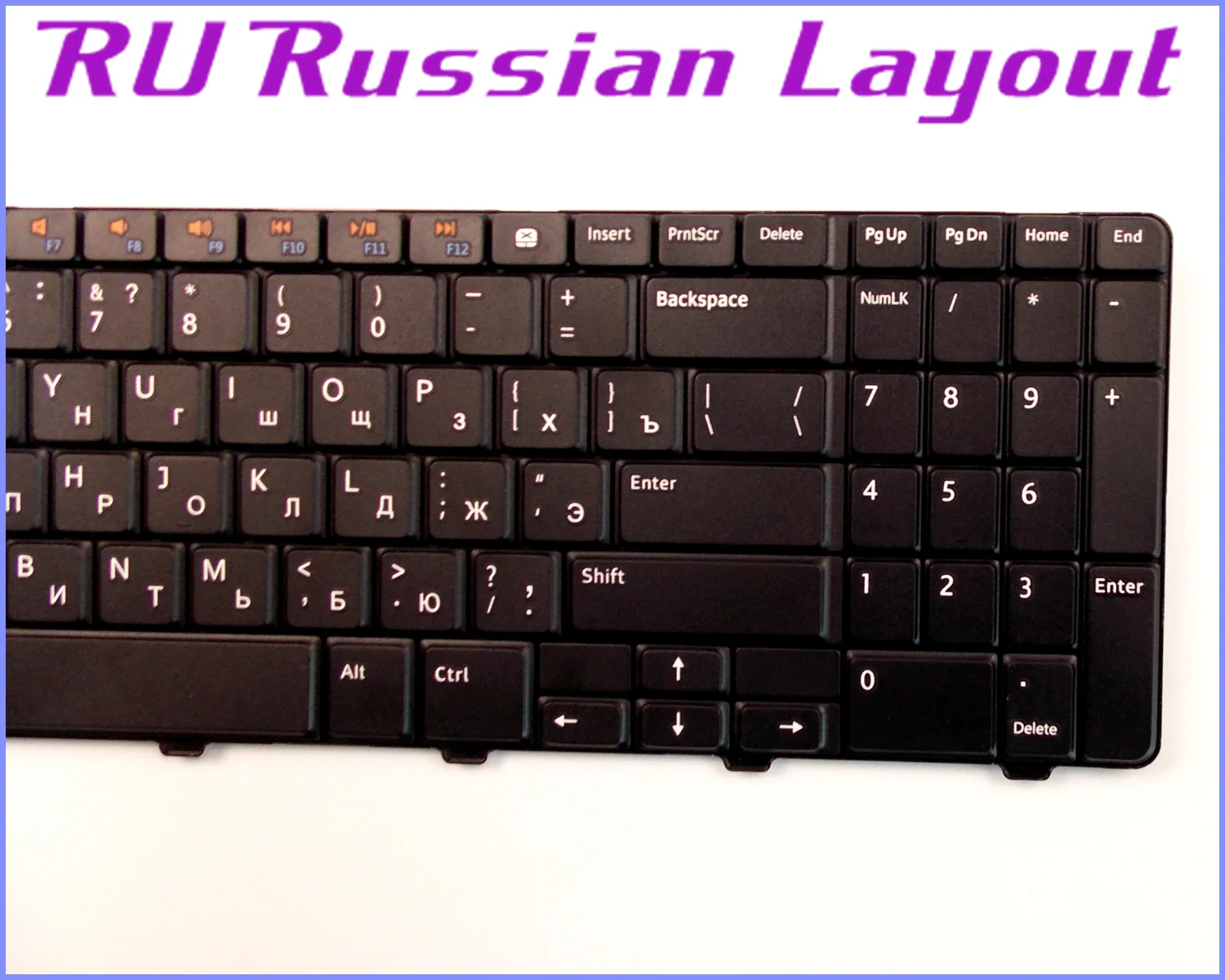 Русская раскладка клавиатуры для ноутбука Dell Inspiron 15 15R 5010 N5010 M5010 NSK DRASW|keyboard for dell|ru