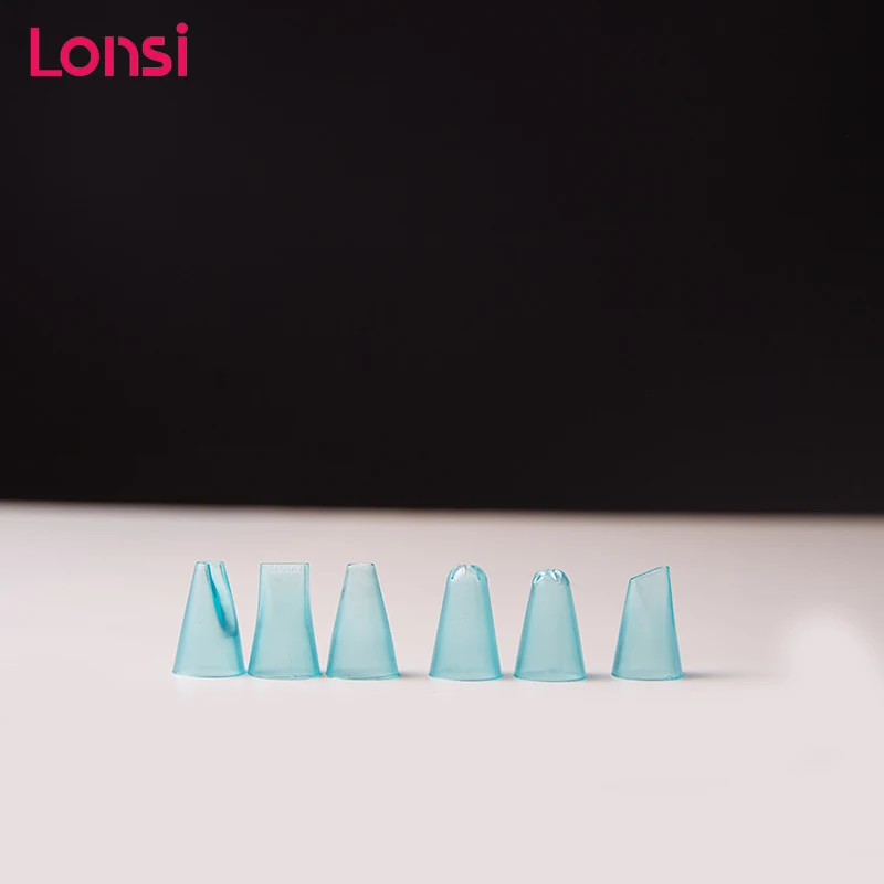 LONSI 6 видов ПК материал насадка для пирожных украшения торта инструменты торт