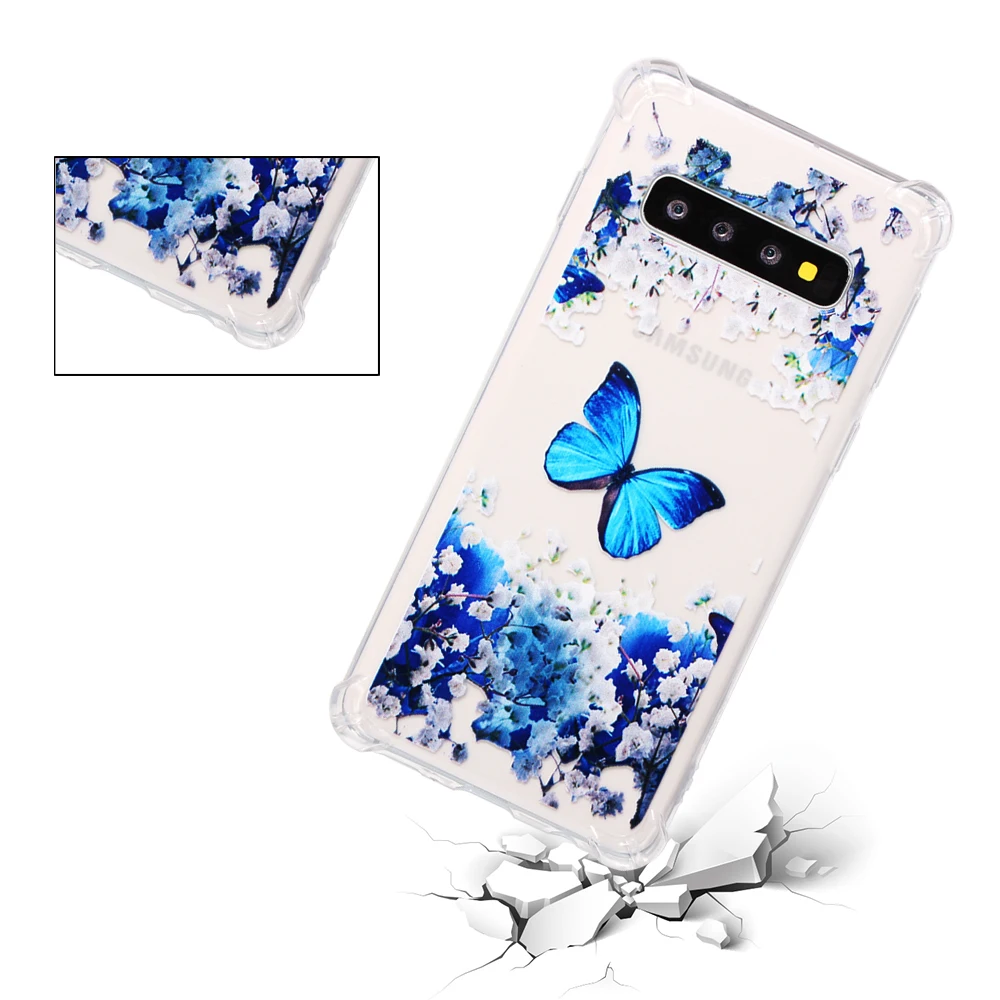 Флип кейс из искусственной кожи для Samsung galaxy S10 S10E SPlus кожаный чехол с принтом