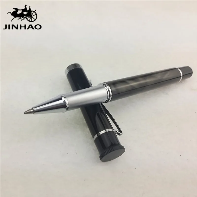 1 шт./лот JINHAO Y3 Ручка роллер серая ручка серебряный зажим Kawaii Caneta Материал Эсколар