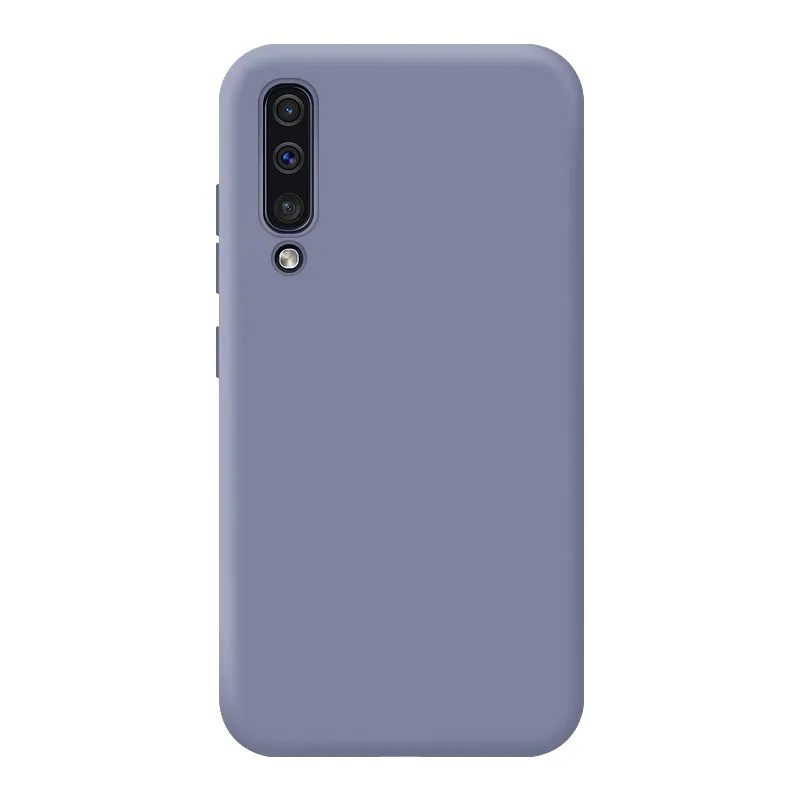 Blue Жидкий силиконовый чехол для телефона для samsung Galaxy S10 плюс S10e A50 A30 S A30S A50S M40 A70 A40 A20 мягкий чехол Coque чехол - Цвет: Blue