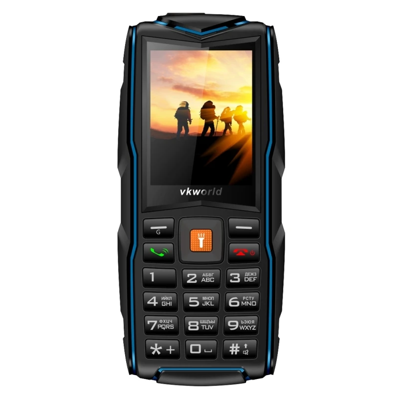 VKworld камень V3 тройной SIM тройной режим ожидания мобильный телефон русская клавиатура SC6531CA чипсет 21 ключ 2,4 дюймов 3000 мАч смартфон