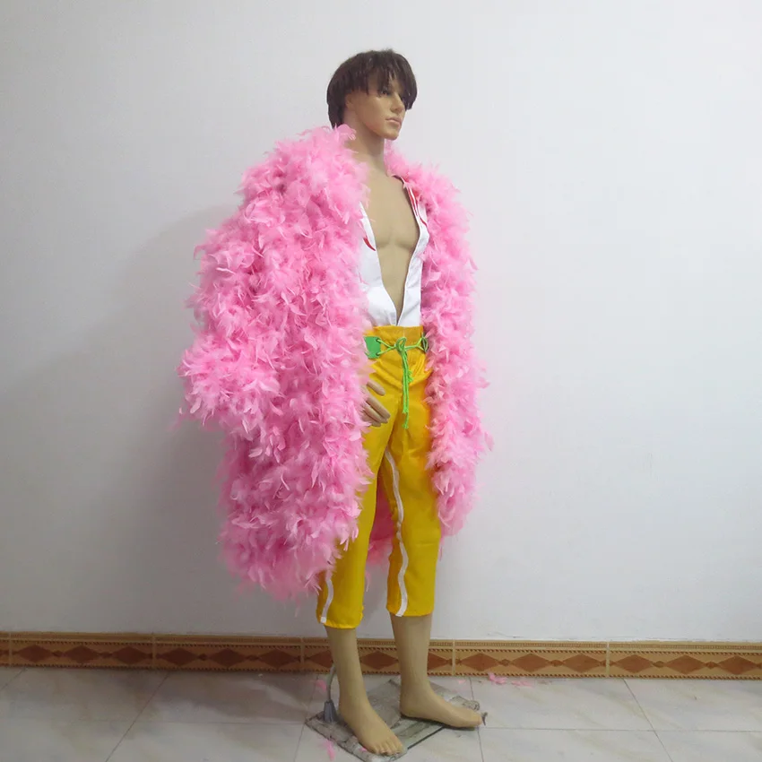 Один кусок Джокера Donquixote Doflamingo Рождество вечеринка Хэллоуин Униформа наряд
