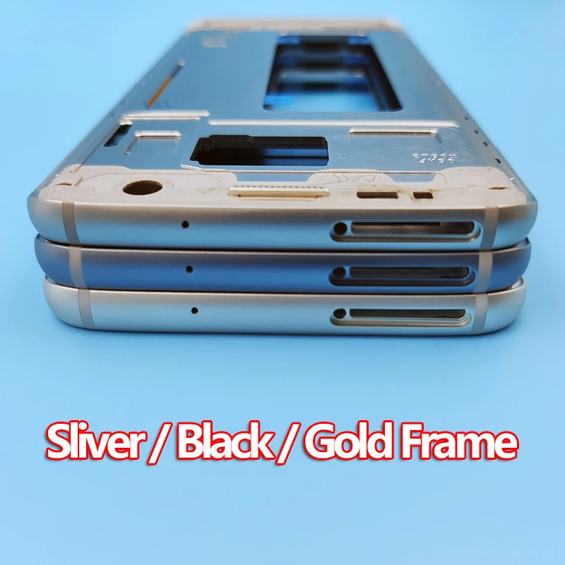 Средняя рамка для samsung Galaxy S7 Edge G935F G935FD с клавишей громкости средняя часть металла