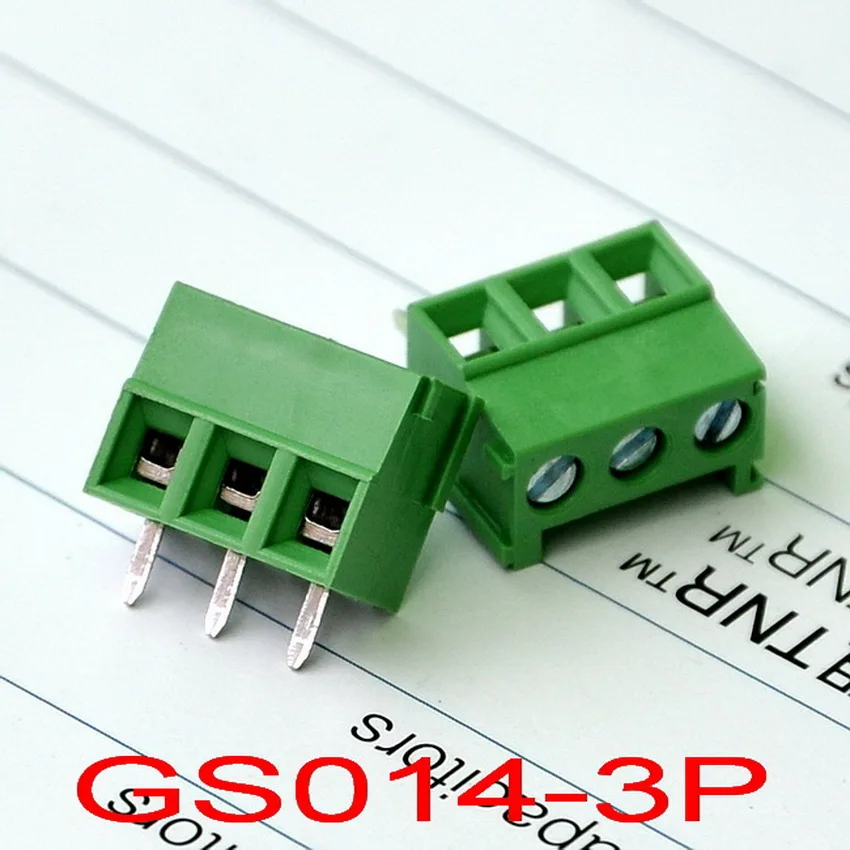 

(200 шт./лот) 2-полюсная универсальная Клеммная колодка PCB 3,5 мм/0,138 дюйма.