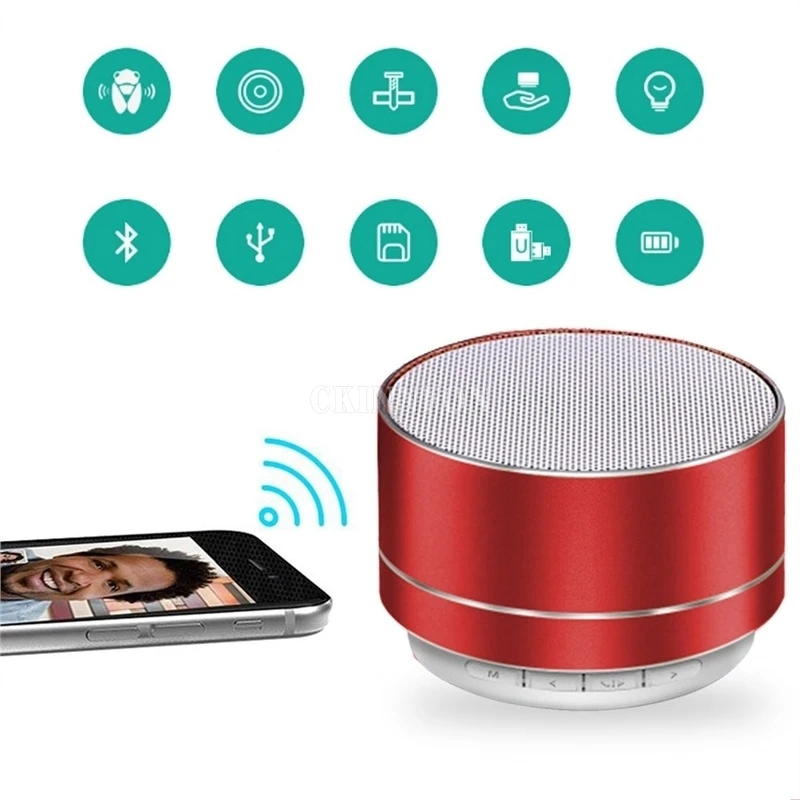 Миниатюрный беспроводной Bluetooth-динамик 20 шт./лот супер стерео аудиоприемник