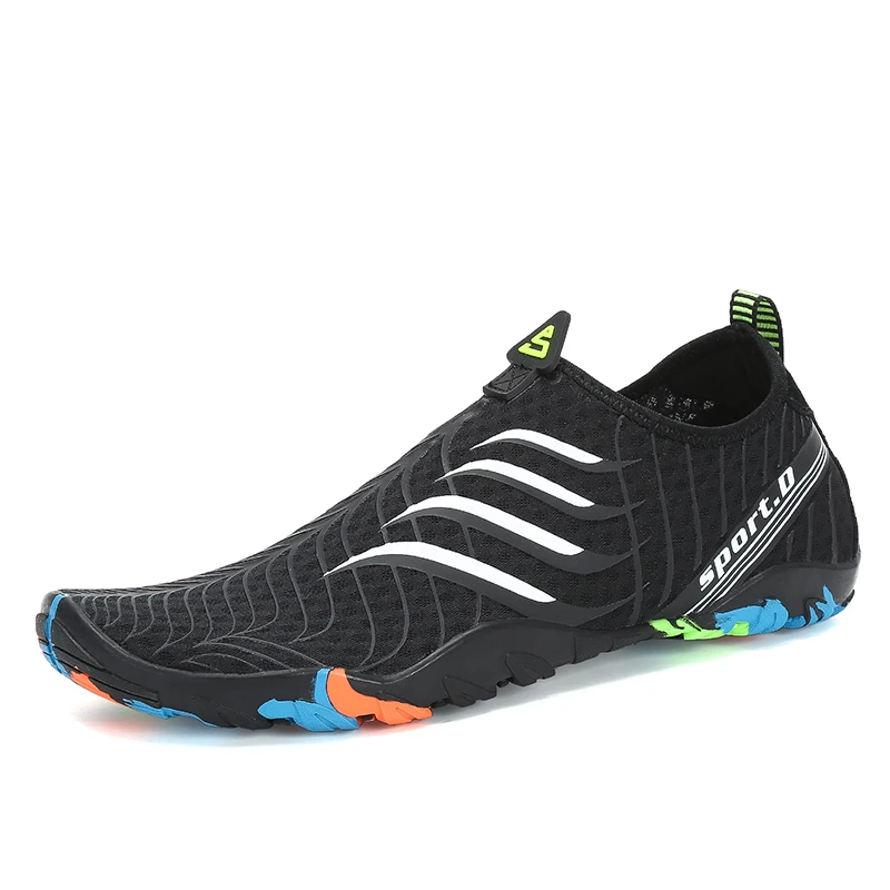 Aqua Shoes/Летняя водонепроницаемая обувь Мужские дышащие кроссовки пляжные
