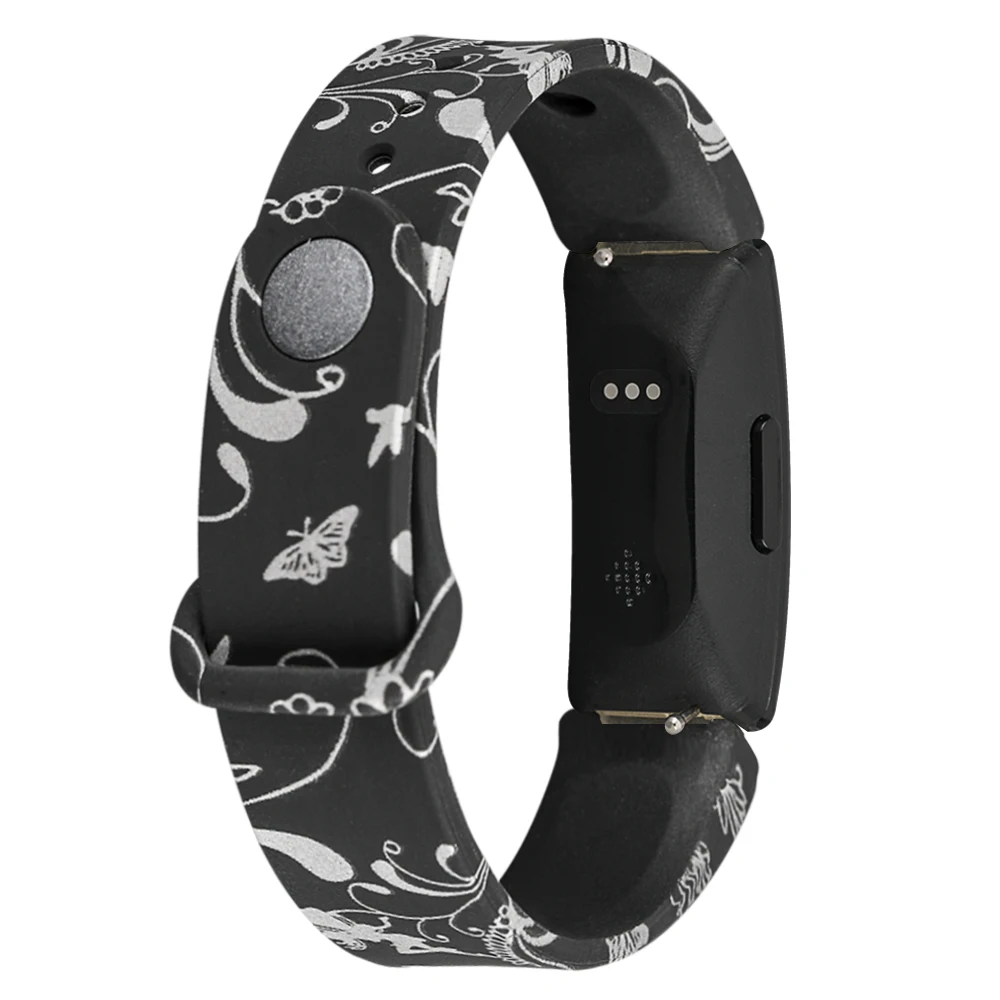 Силиконовый ремешок для Fitbit Inspire HR Flora, цветной смарт-ремешок для Fitbit Inspire/Inspire HR, аксессуары, маленький Ларг