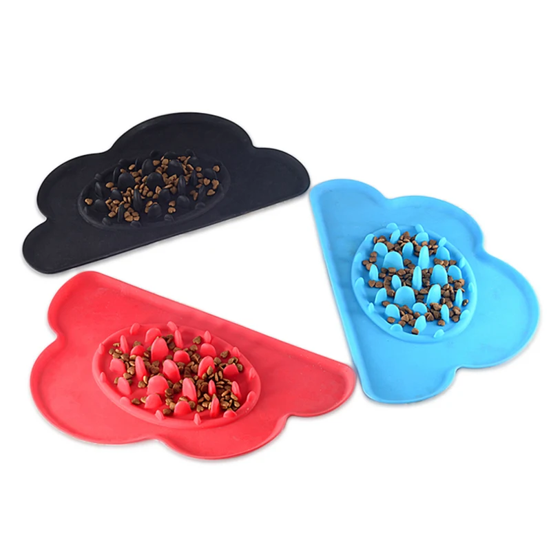 

Silicone FeedersContainer For Dog Cats Slow Food Drinking Eating Anti-Choking Bowl Feeder Cat Supplies Water Bowls Pets Products