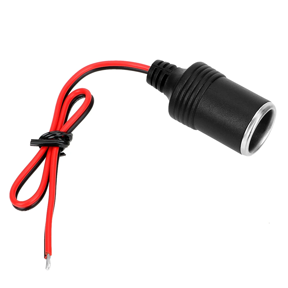 Auto Interior Accessories Charger Cable Socket Plug Connector Adapter 12~24V 15A 200W Car Cigarette Lighter Plug Receptacle