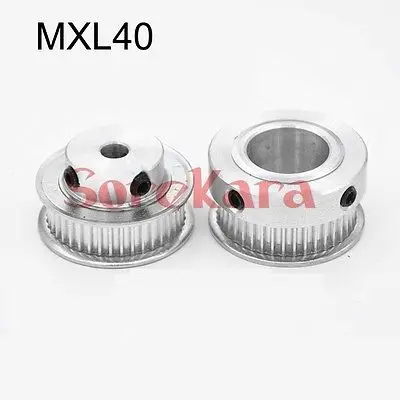 

5PCS DIY 3D Printer Aluminum MXL Timing Pulley 40T Bore 6mm Synchronous Pulley Fit MXL Belt Width 11mm For Machine Tools CNC