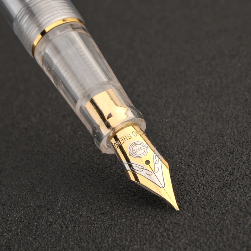 Фото Ручка перьевая Wingsung пластиковая с зажимом 9159 мм 0 38 мм|fountain pen 0.38mm|fountain penink |