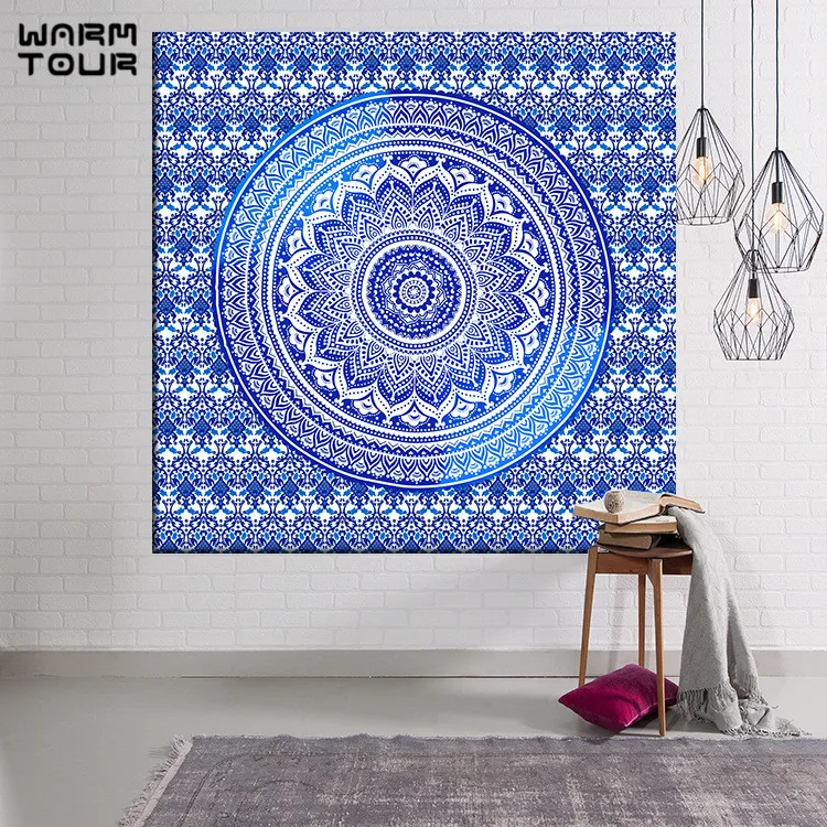 Теплый Тур индийские мандалы стены Tapestr Многофункциональный гобелен Бохо