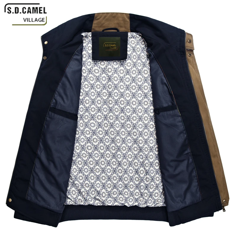 Spring Autumn Jacket Coat Male Military Army Jackets collar casual jacket 4XL Plus Size Men's100% Cotton Mens Caual | Мужская одежда