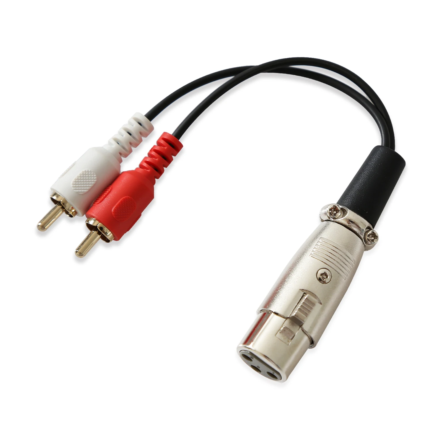 Onvian XLR Женский двойной RCA 2 штекер Y сплиттер адаптер конвертер кабель для DV камеры
